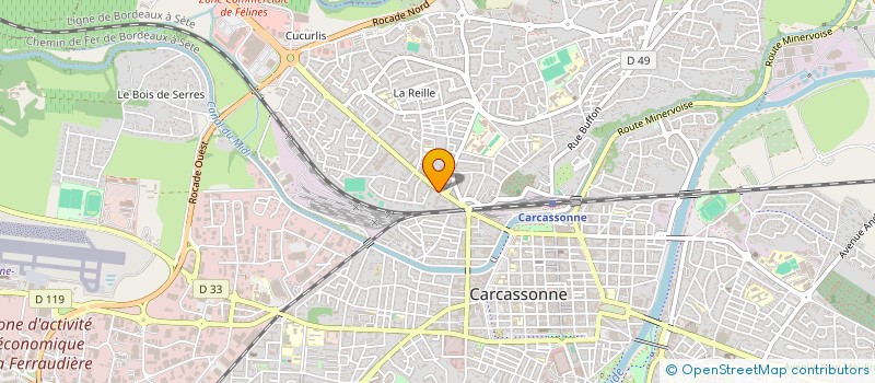 localisation de l'entreprise SCI VIEVICK à CARCASSONNE