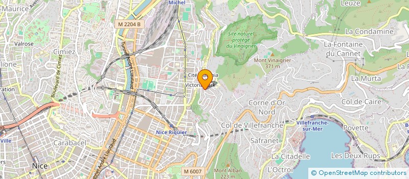 localisation de l'entreprise SCI VIEVIE à NICE