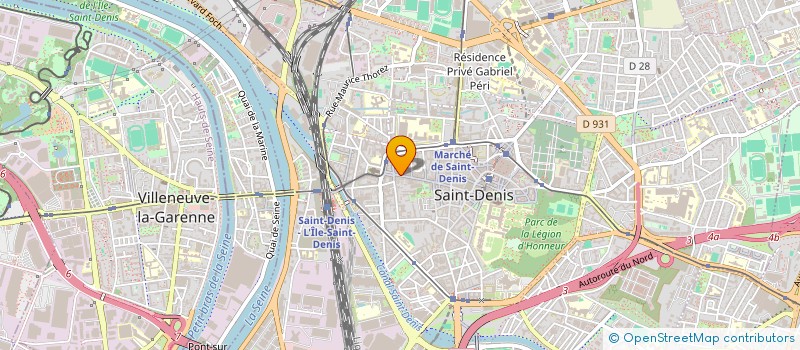 localisation de l'entreprise SCI VIFONCIERE à SAINT-DENIS