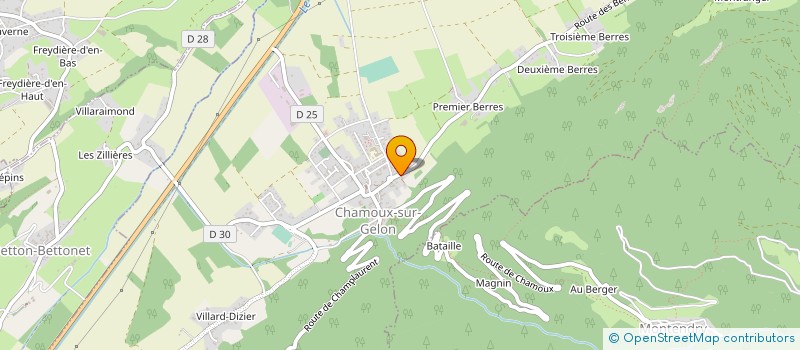 localisation de l'entreprise SCI VIFRAL BERTHIER  BETTON-BETTONET