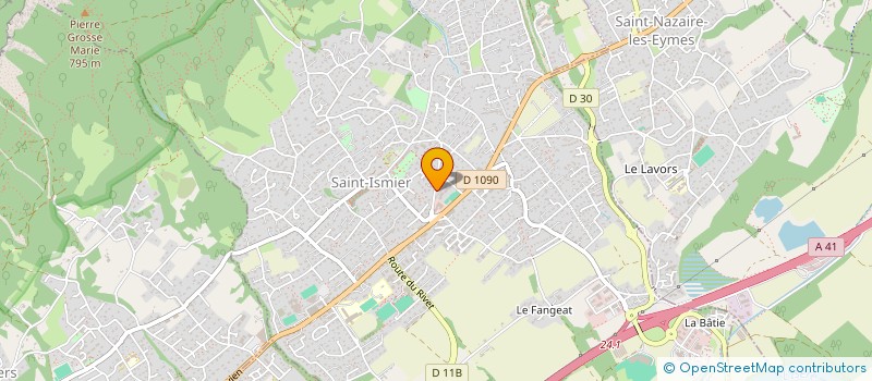 localisation de l'entreprise SCI VIGAC  SAINT-ISMIER