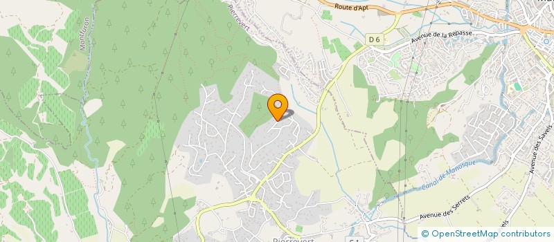 localisation de l'entreprise SCI VIGANI  PIERREVERT