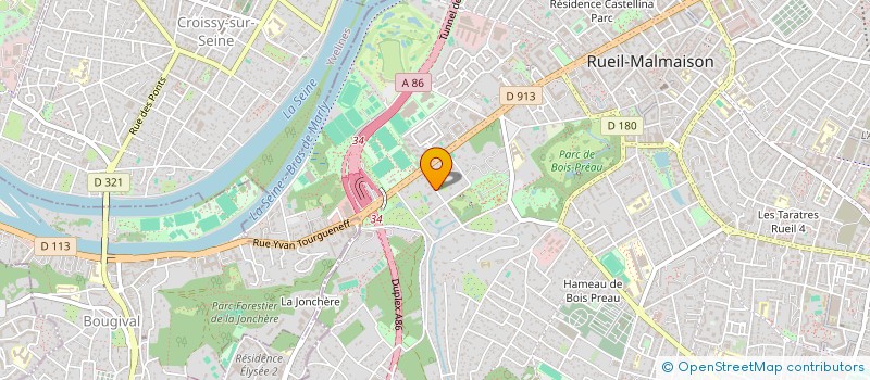 localisation de l'entreprise SCI VIGEE LEBRUN à RUEIL-MALMAISON