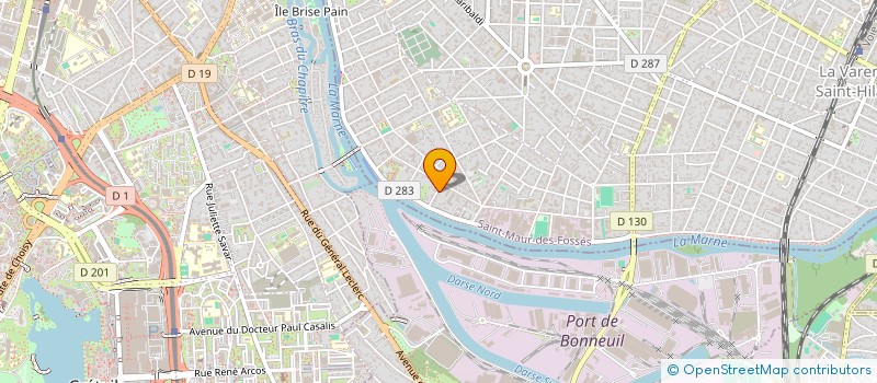 localisation de l'entreprise SCI VIGEE LEBRUN à SAINT-MAUR-DES-FOSSES