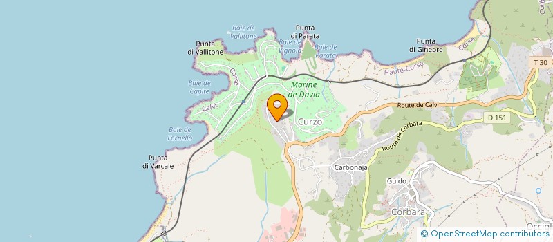 localisation de l'entreprise SCI VIGI à CORBARA