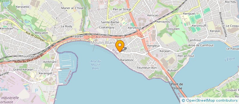 localisation de l'entreprise SCI VIGIE DU GOULET  LE RELECQ-KERHUON