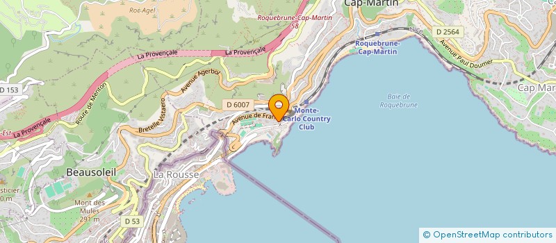localisation de l'entreprise SCI VIGIE SAINT PAUL à ROQUEBRUNE-CAP-MARTIN