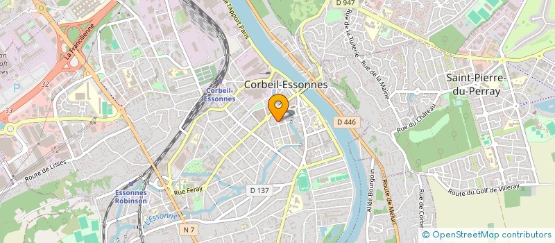 localisation de l'entreprise SCI VIGIER à CORBEIL-ESSONNES