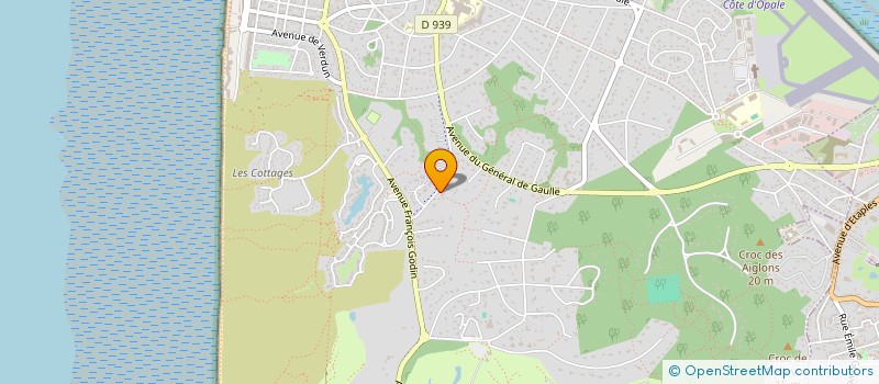 localisation de l'entreprise SCI VIGINVEST à LE TOUQUET-PARIS-PLAGE