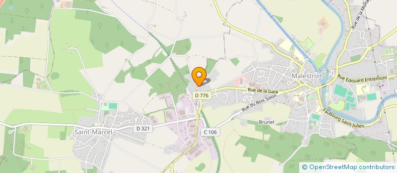 localisation de l'entreprise SCI VIGNAIS  MALESTROIT