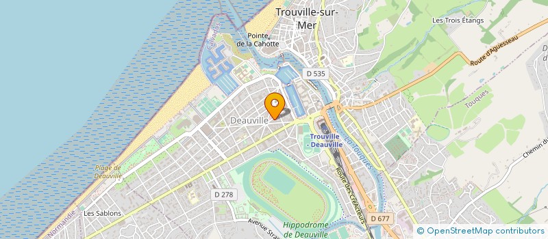 localisation de l'entreprise SCI VIGNAIS VAUTIER à DEAUVILLE