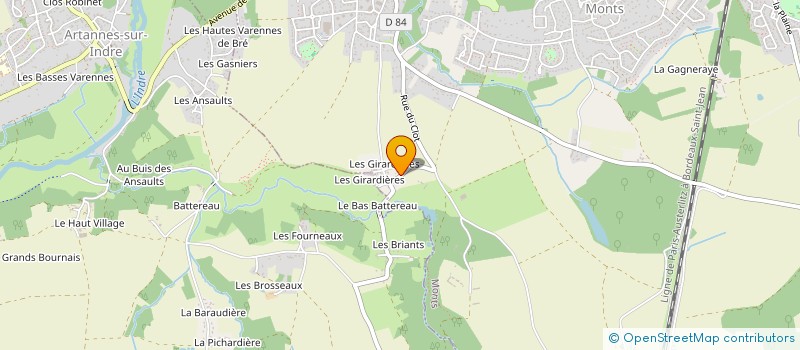 localisation de l'entreprise SCI VIGNAS  MONTS