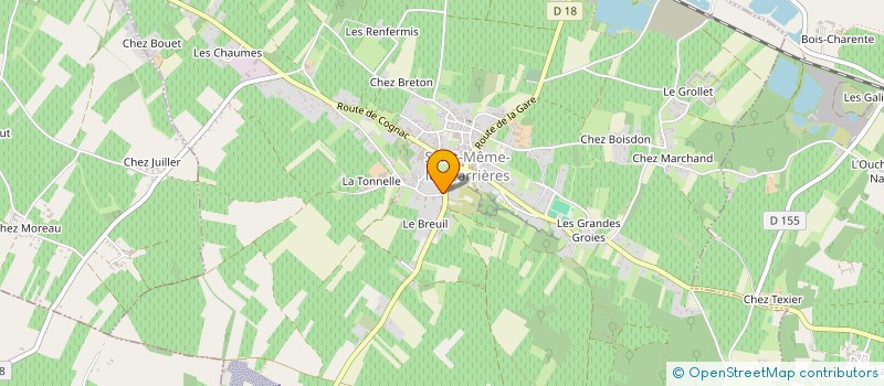 localisation de l'entreprise SCI VIGNAUD-LISSE à SAINT-MEME-LES-CARRIERES
