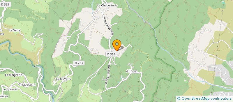 localisation de l'entreprise SCI VIGNE  AILHON