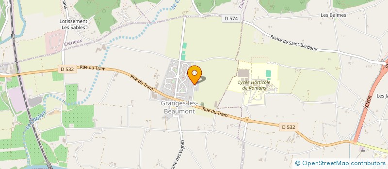 localisation de l'entreprise SCI VIGNE  GRANGES-LES-BEAUMONT