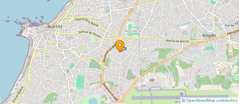 localisation de l'entreprise SCI VIGNE ET CIE à BIARRITZ