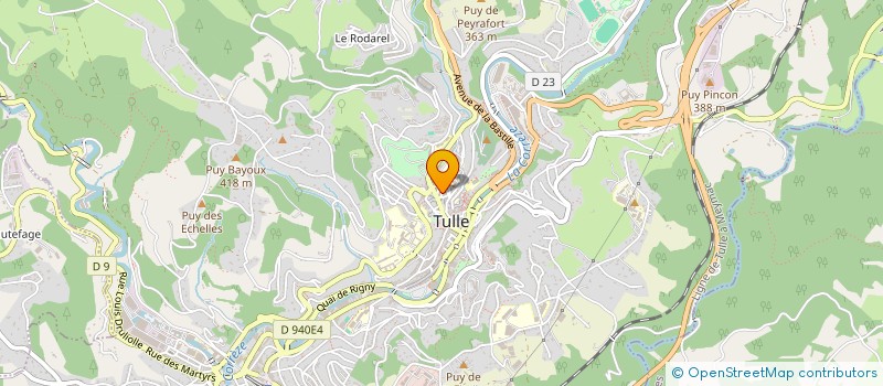 localisation de l'entreprise SCI VIGNE LANDON  TULLE