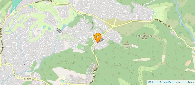 localisation de l'entreprise SCI VIGNE NEUVE  SAINT-RAPHAEL