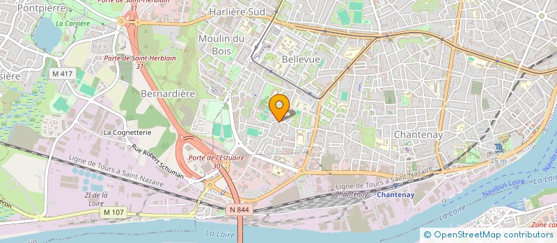 localisation de l'entreprise SCI VIGNERON 11 RUE LAMORICIERE  NANTES