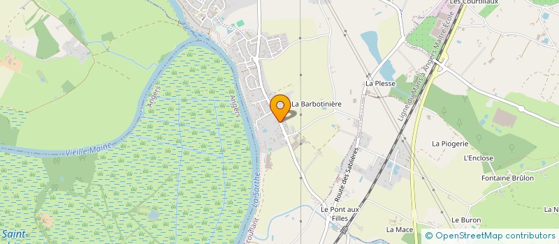 localisation de l'entreprise SCI VIGNERON  ECOUFLANT