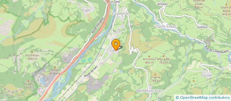 localisation de l'entreprise SCI VIGNES  GER