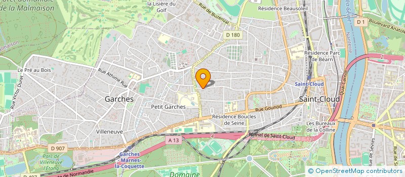 localisation de l'entreprise SCI VIGNES BEDOYERE BELLES VUES à SAINT-CLOUD