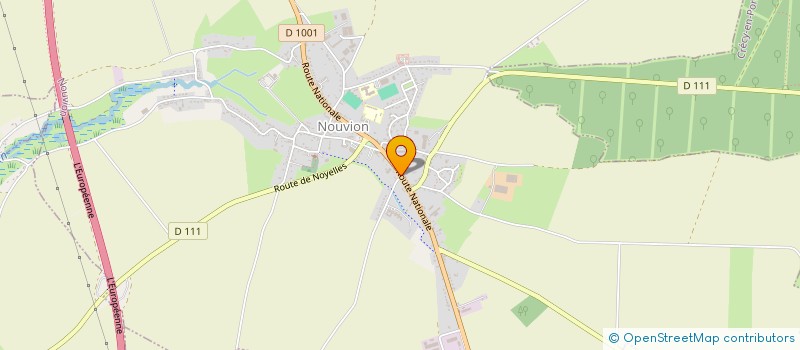 localisation de l'entreprise SCI VIGNEUX LEFORT  NOUVION