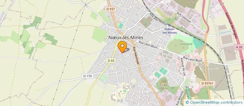 localisation de l'entreprise SCI VIGNION DILLY à NŒUX-LES-MINES