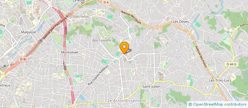 localisation de l'entreprise SCI VIGNON à MARSEILLE