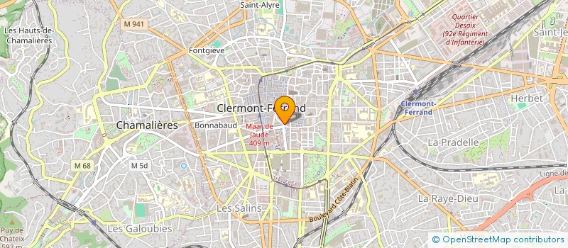 localisation de l'entreprise SCI VIGNON  CLERMONT-FERRAND