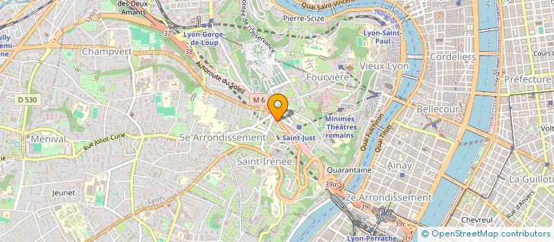 localisation de l'entreprise SCI VIGNOT- LASSAILLY  LYON 5EME