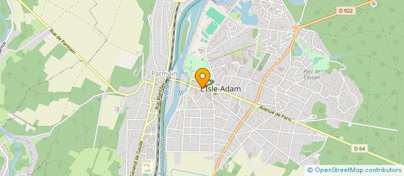 localisation de l'entreprise SCI VIGNY à L'ISLE-ADAM