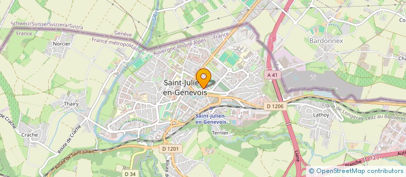 localisation de l'entreprise SCI VIGO  SAINT-JULIEN-EN-GENEVOIS