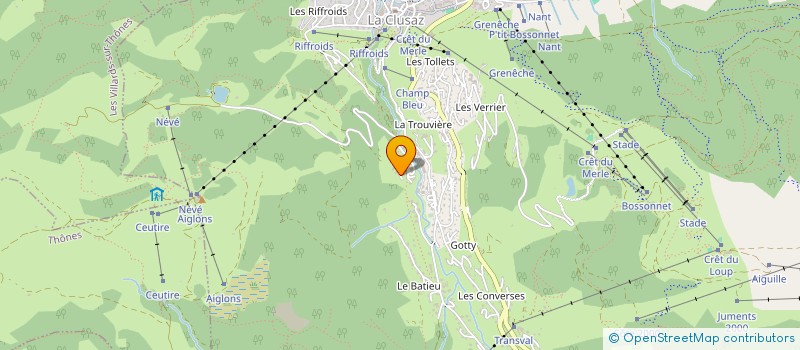 localisation de l'entreprise SCI VIGORIN à LA CLUSAZ