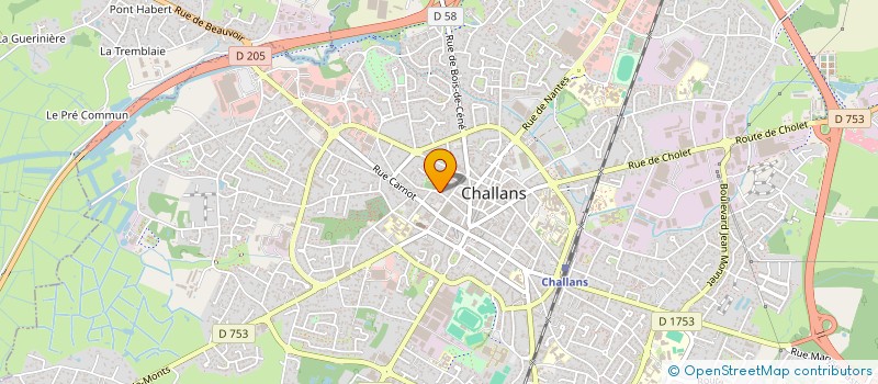 localisation de l'entreprise SCI VIGOT à CHALLANS