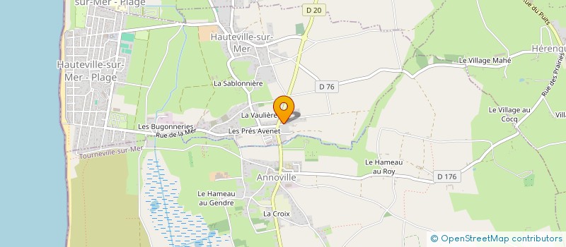 localisation de l'entreprise SCI VIGOT-TOLLA  HAUTEVILLE-SUR-MER