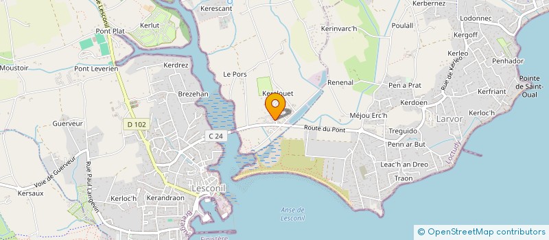 localisation de l'entreprise SCI VIGWEN  PLOBANNALEC-LESCONIL