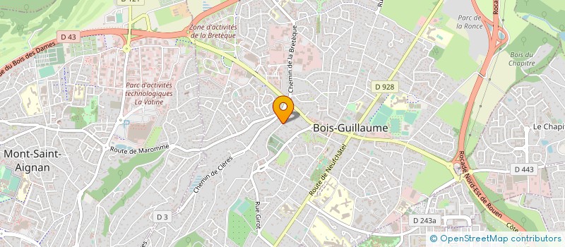 localisation de l'entreprise SCI VIJE à BOIS-GUILLAUME