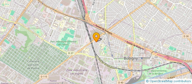 localisation de l'entreprise SCI- VIJEAY INVEST  BOBIGNY