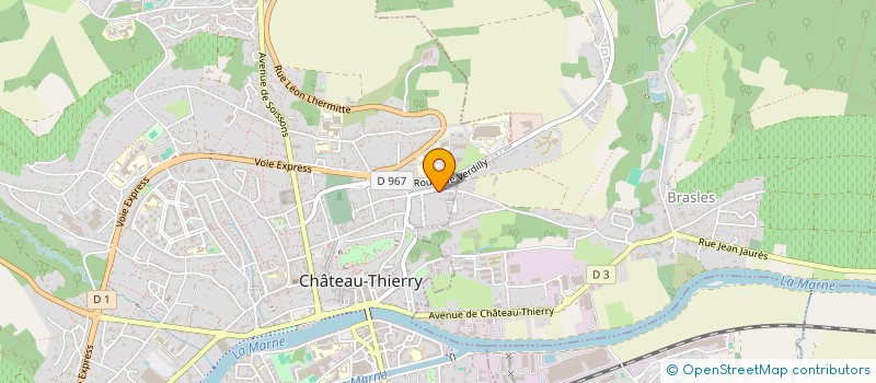 localisation de l'entreprise SCI VIJI à CHATEAU-THIERRY