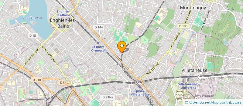 localisation de l'entreprise SCI VIJITHA  DEUIL-LA-BARRE