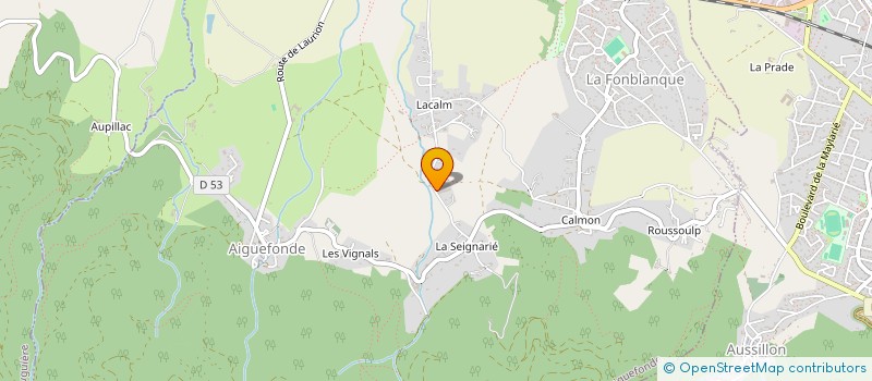 localisation de l'entreprise SCI VIJO  AIGUEFONDE