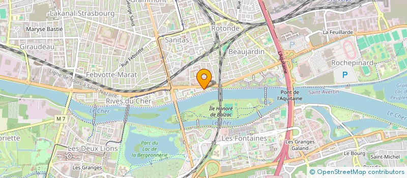 localisation de l'entreprise SCI VIK  TOURS