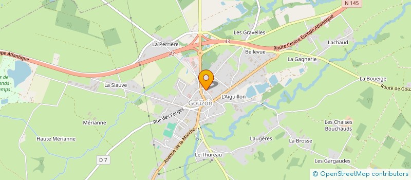 localisation de l'entreprise SCI VIKALI à GOUZON