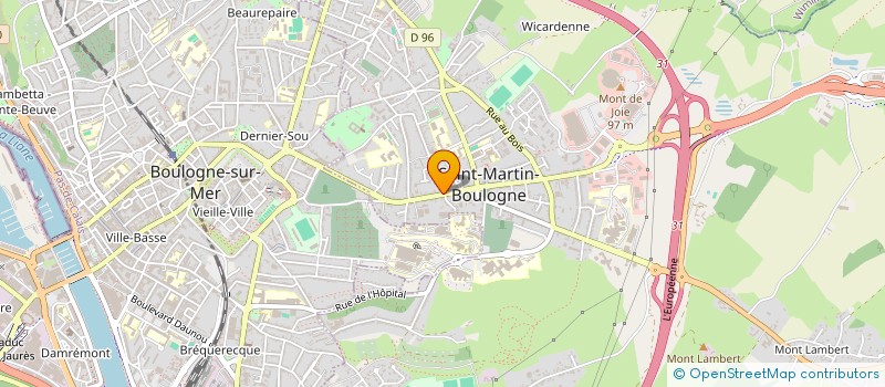 localisation de l'entreprise SCI VIKEN  SAINT-MARTIN-BOULOGNE