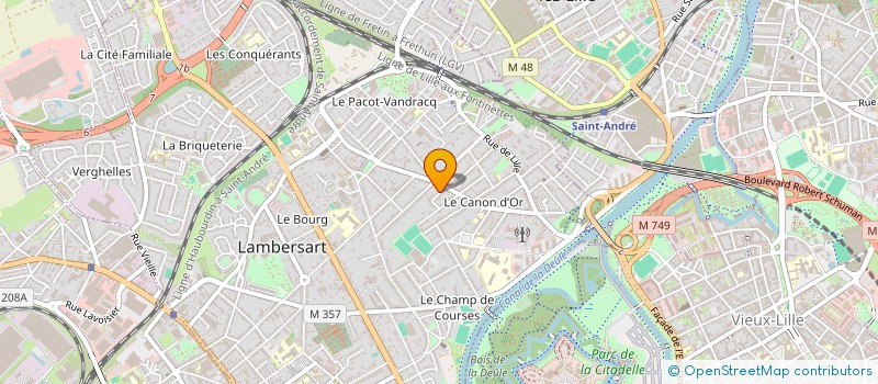 localisation de l'entreprise SCI VIKING à LAMBERSART