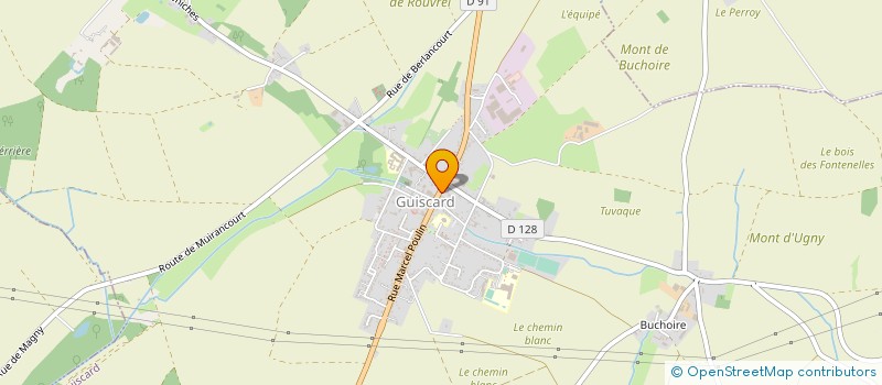 localisation de l'entreprise SCI VIKINGS  GUISCARD