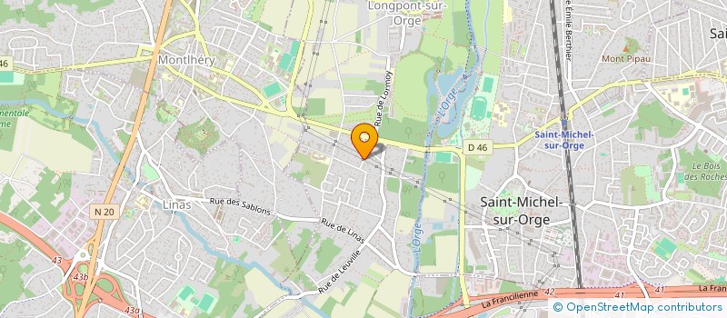 localisation de l'entreprise SCI VIKTORIA  LONGPONT-SUR-ORGE