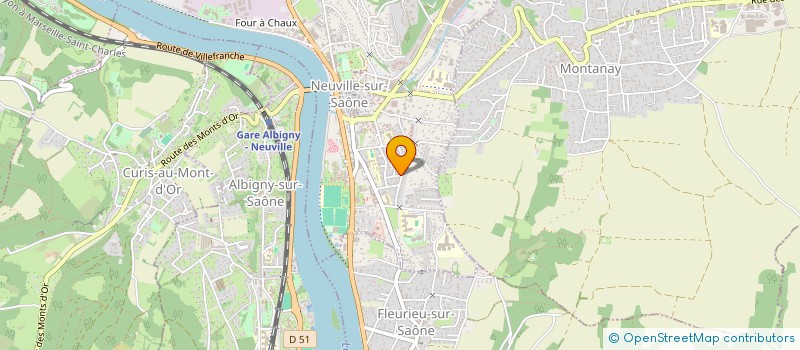 localisation de l'entreprise SCI VIL69  NEUVILLE-SUR-SAONE