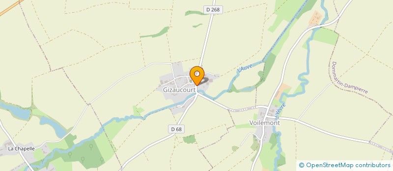 localisation de l'entreprise SCI VILA  GIZAUCOURT